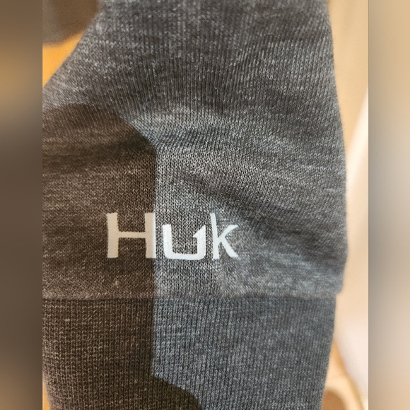 NWT - HuK Folly Crew grey long sleeve - Picture 5 of 7